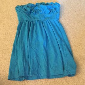Strapless Hollister baby doll shirt
