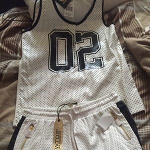 Two piece short set.