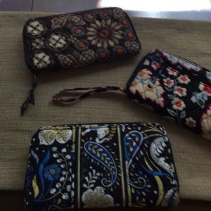 FINAL MARKDOWN. 3 Vera Bradley accordion wallets