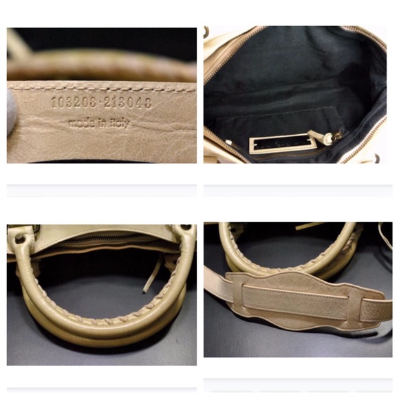 🚫SOLD!🚫 💯 Balenciaga Purse in Cream - Picture 3 of 4