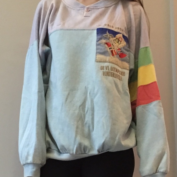 1956 Olympics vintage sweater