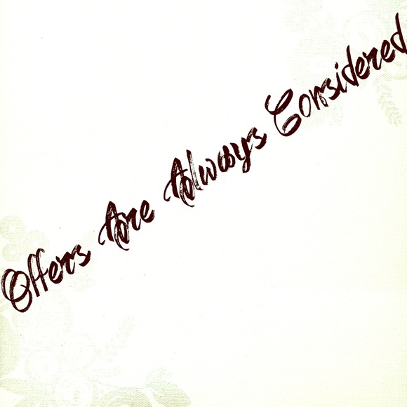 Please make an offer if you do not like the price