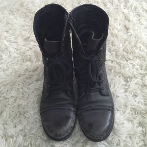 Steve Madden combat boots
