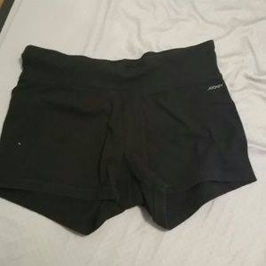 Black dance shorts