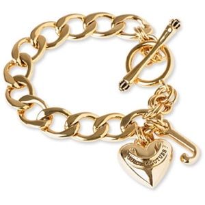 Juicy Couture Charm Bracelet in Gold (NEW)