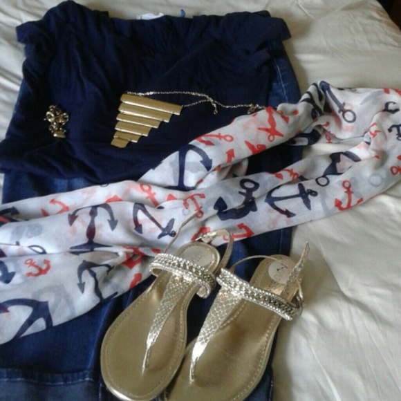 |NWOT| Nautical Scarf