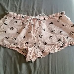 Panda sleep shorts