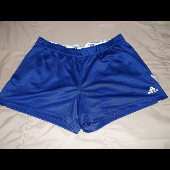 ADIDAS PURPLE TRACK ATHLETIC SHORTS 3" MEDIUM M