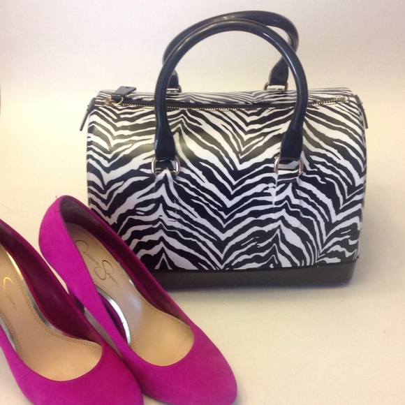 Zebra Furla candy inspired handbag