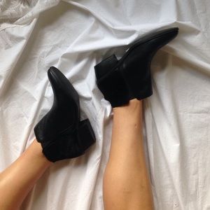 Black booties