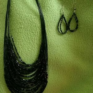 Matching necklace and earrings!