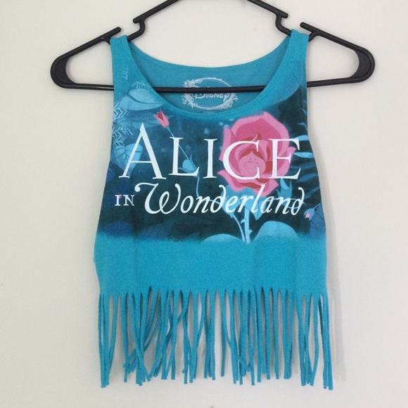 Alice in wonderland crop top 💖