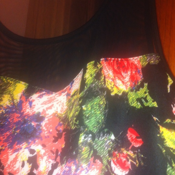 Floral Print Skater Dress - Picture 3 of 4