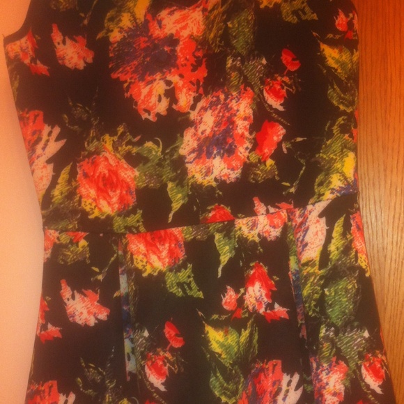 Floral Print Skater Dress - Picture 4 of 4