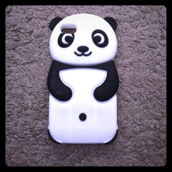 iPhone 5/5s 3D Silicone Panda Bear Case