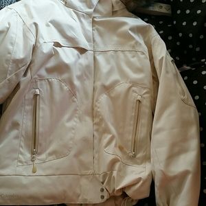 White Columbia winter jacket.
