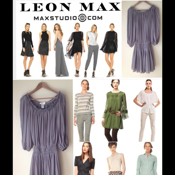 Max Studio Pleated Dress