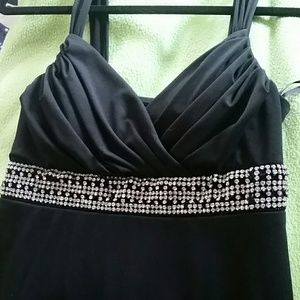 Black semi-formal dress