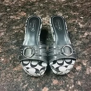 Coach Janeesa Wedge Sandals Final Markdown!