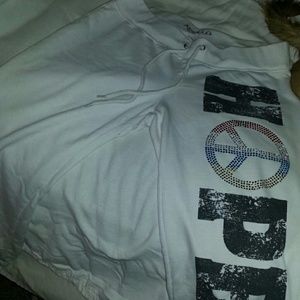 Crop sweat pants "HOPE IN BLING"