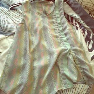 Tribal pastel blouse