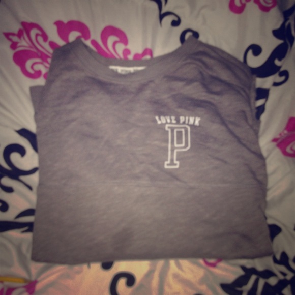 Grey VS Pink Boyfriend Sweater