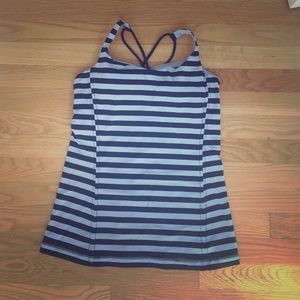 lululemon striped tank, like new!
