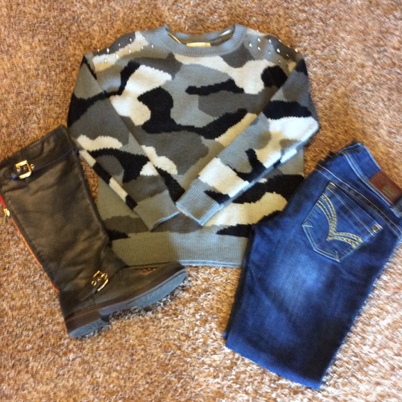 Cute Camoflauge Sweater