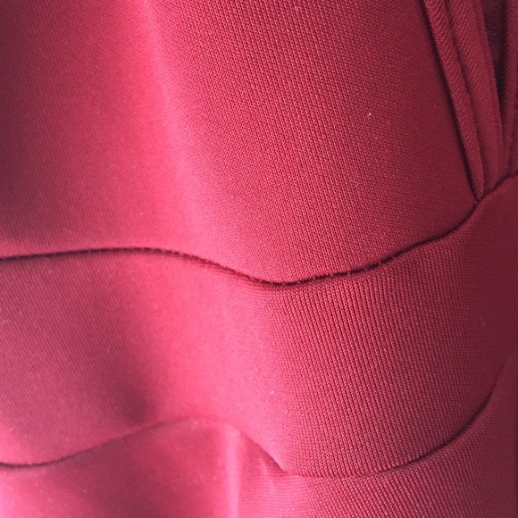 Charlotte Russe Wine Halter Dress - Picture 3 of 4