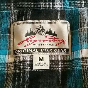 Teal plaid flannel