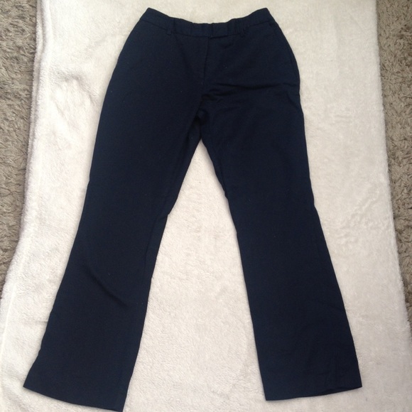 Navy khaki Bootcut Pants - Picture 2 of 3