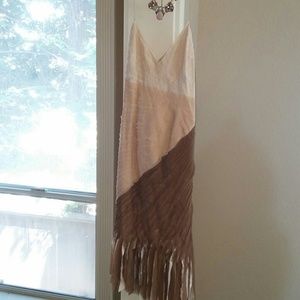 BROWN OMBRE BEBE DRESS