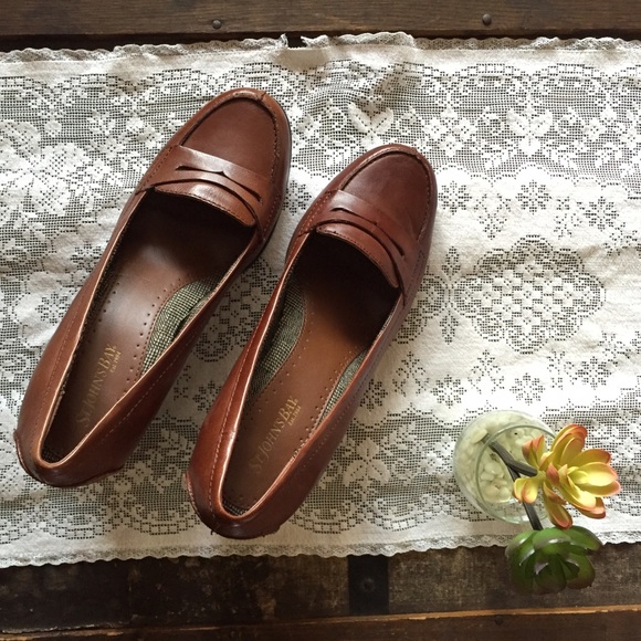🍂Cognac Loafer Pumps🍂