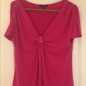 Express hot pink shirt