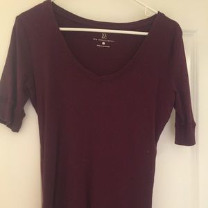 NY&C maroon shirt