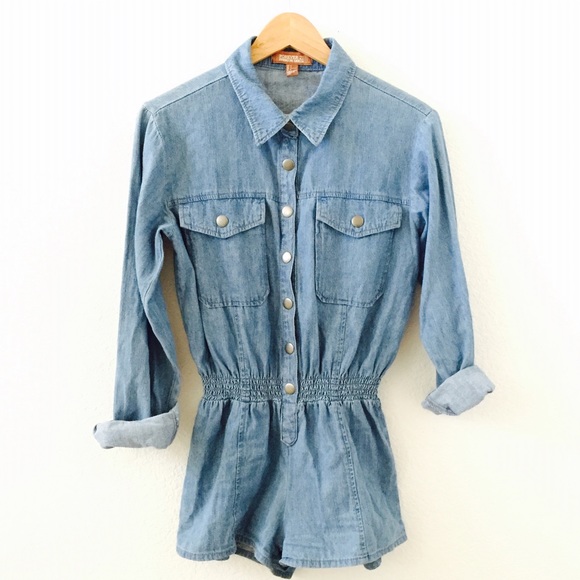 Denim Romper Jumpsuit | FOREVER 21