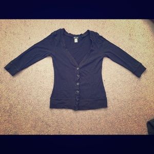 Black cardigan