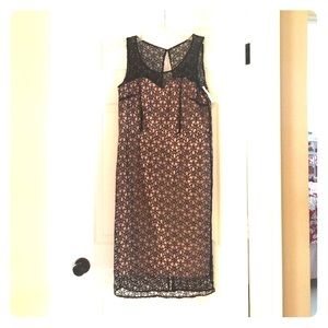 SOLD Ann Taylor black lace dress
