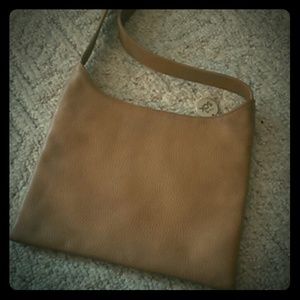 The Sak genuine leather crossbody handbag!