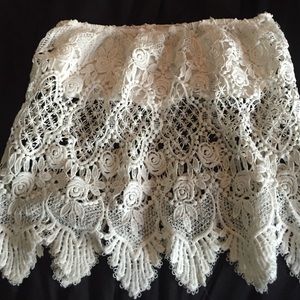 Lace crop top from pacsuns