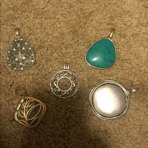 5 Premier Designs Necklace Charms.