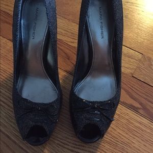 Marc Fisher peep toe heels