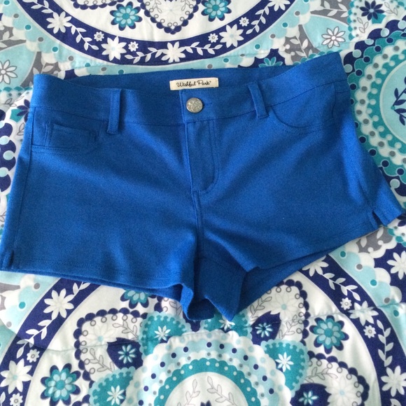 Wishful park Blue short shorts.