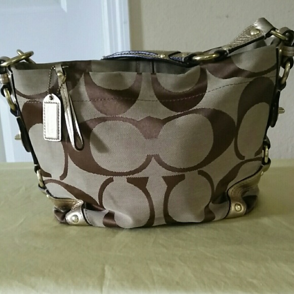 Coach monogram handbag