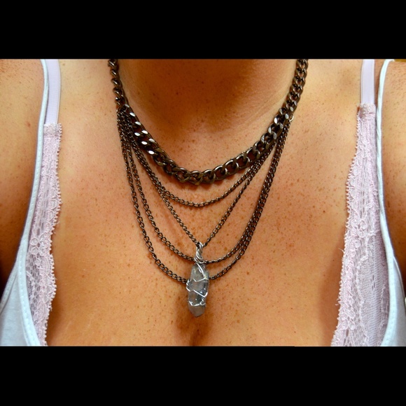 All chained up choker