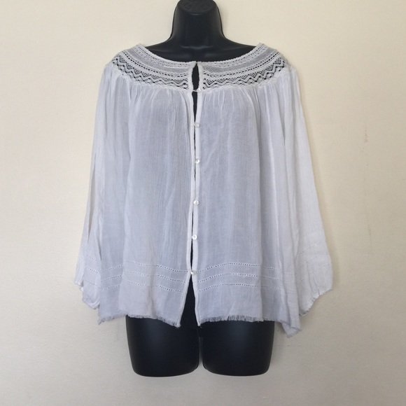 NWT Free People cream top - Picture 1 of 2
