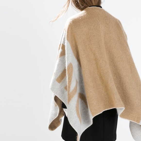 Zara poncho - Picture 3 of 4