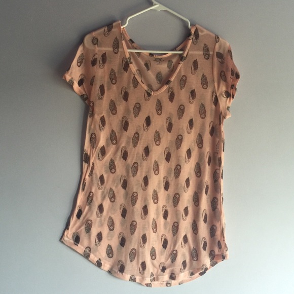 Light Pink Owl Shirt - Picture 1 of 1