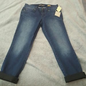 Anthropology Lily crop skinny straight jean