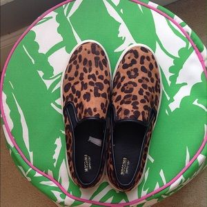 Cheetah Print Slip on Shoes
